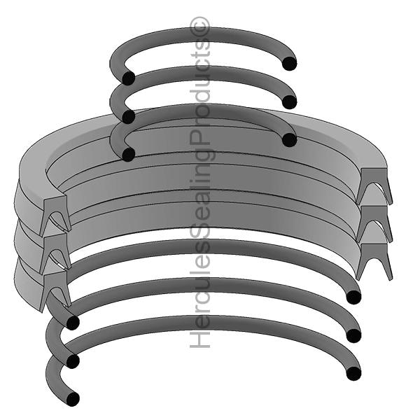 Royal - After Market Parts Hydraulic Cylinder Repair Kit- 5/8x1-1/2 Pneumatic Kits KA1506 - main